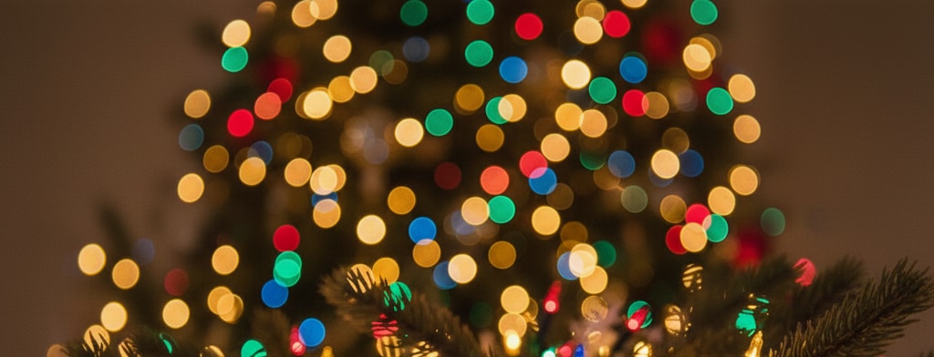 bokeh christmas lights Waco